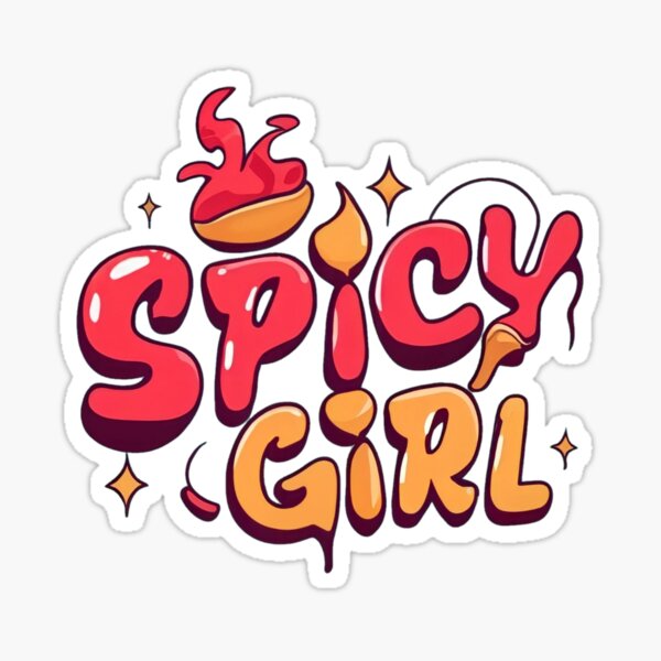 Spicy girl ,hot girl Sticker