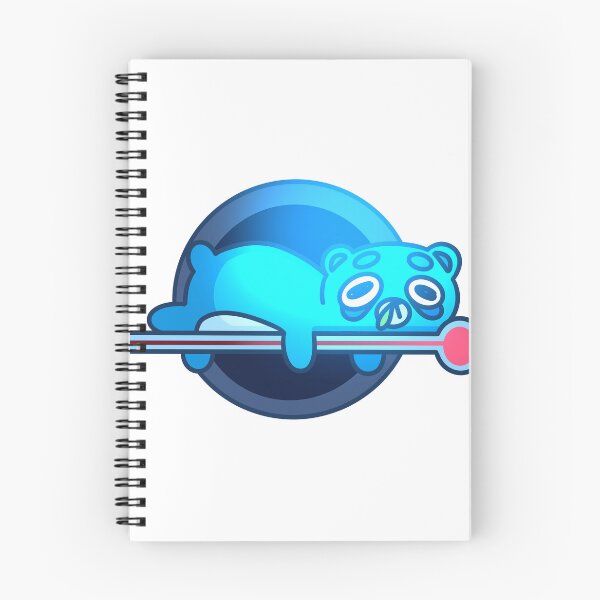 Item preview, Blue Bear with Thermometer designed and sold by oogiedraw.