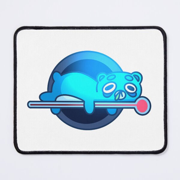 Item preview, Blue Bear with Thermometer designed and sold by oogiedraw.