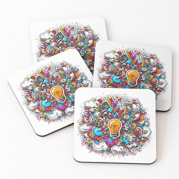 Item preview, Explosive Ideas: Surreal Graphic Design Art designed and sold by Doddlaix.