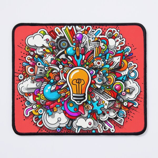 Item preview, Explosive Ideas: Surreal Graphic Design Art designed and sold by Doddlaix.