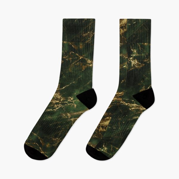 Item preview, Luxurious Green Hues, Golden Veins (Faux) Marbled Art designed and sold by DEC02.