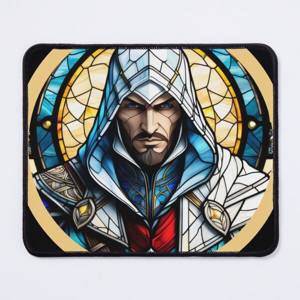 Item preview, Assassin's Creed Altair Portrait Stained Glass designed and sold by FanArtisan.