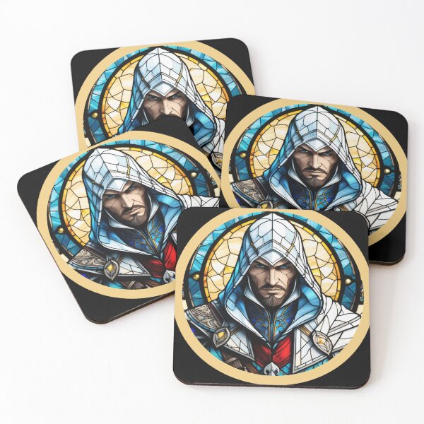 Item preview, Assassin's Creed Altair Portrait Stained Glass designed and sold by FanArtisan.