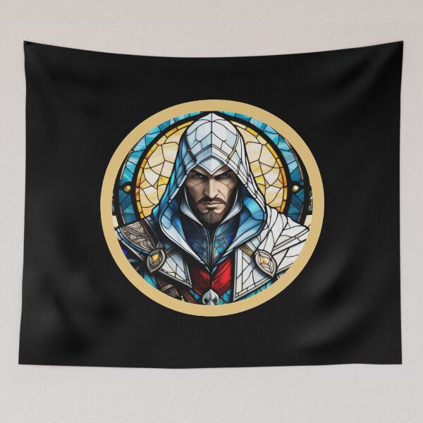 Item preview, Assassin's Creed Altair Portrait Stained Glass designed and sold by FanArtisan.