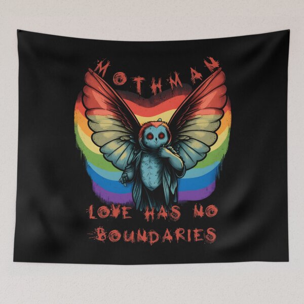 Item preview, Mothman - love has no boundaries  designed and sold by SidTastic .