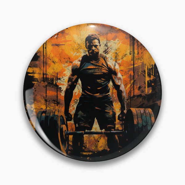 Item preview, Powerlifter Powerlifting Weightlifting - Distressed Vintage Street Art Sport Lover designed and sold by GVRDesign.