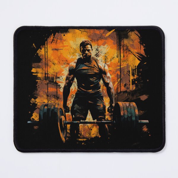 Item preview, Powerlifter Powerlifting Weightlifting - Distressed Vintage Street Art Sport Lover designed and sold by GVRDesign.