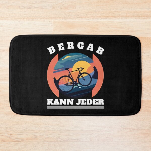 Artikelvorschau, Bergab fahren kann doch jeder. entworfen und verkauft von Bodino.