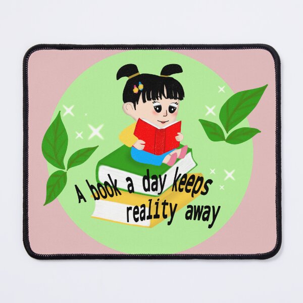 Item preview, A book a day keeps reality away. designed and sold by lamyki.
