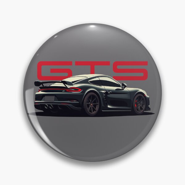 Item preview, Porsche 718 Cayman GTS Illustration Black designed and sold by blackdogshop.