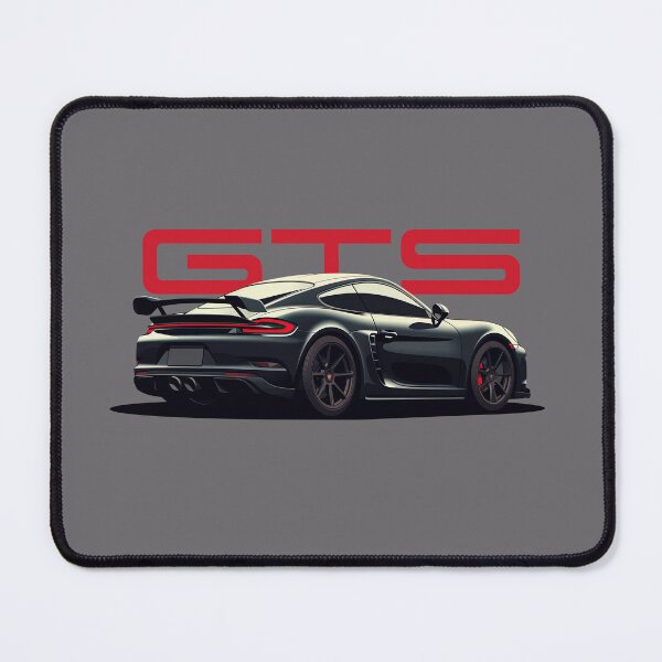 Item preview, Porsche 718 Cayman GTS Illustration Black designed and sold by blackdogshop.