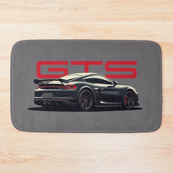 Item preview, Porsche 718 Cayman GTS Illustration Black designed and sold by blackdogshop.