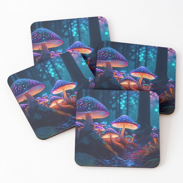 Item preview, Magical Chromatic Mushrooms #14 designed and sold by AI-Agent-Zero.