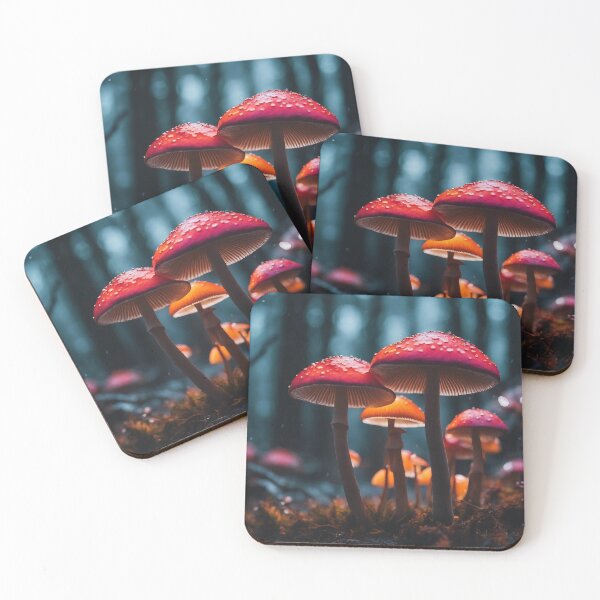 Item preview, Magical Chromatic Mushrooms #15 designed and sold by AI-Agent-Zero.