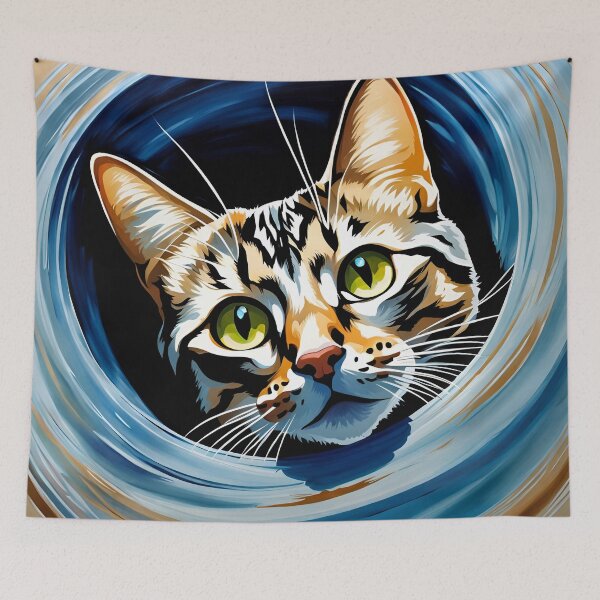 Item preview, Curious kitty designed and sold by AJSRPrints.
