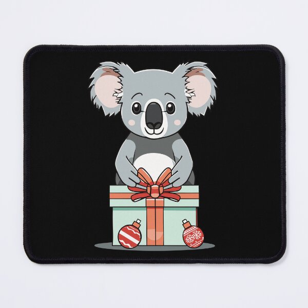 Item preview, Koala with christmas giftbox designed and sold by twisted-dot.