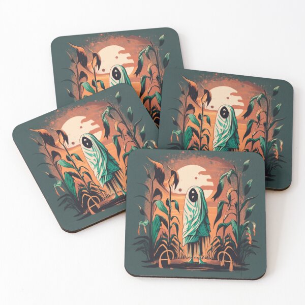 Item preview, Haunted Cornfield: Halloween Ghost Illustration designed and sold by Doddlaix.