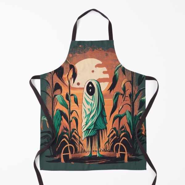 Item preview, Haunted Cornfield: Halloween Ghost Illustration designed and sold by Doddlaix.