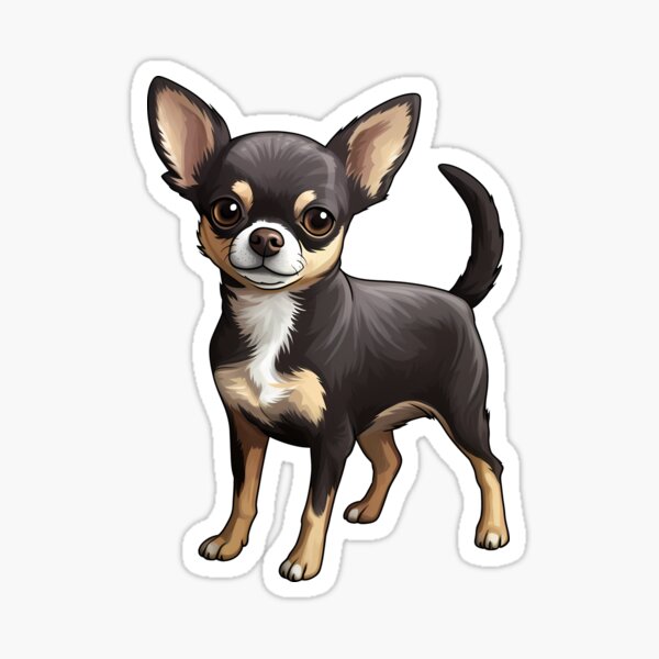 Item preview, Chihuahua Dog Puppy Black and Tan Drawing designed and sold by meganohm.