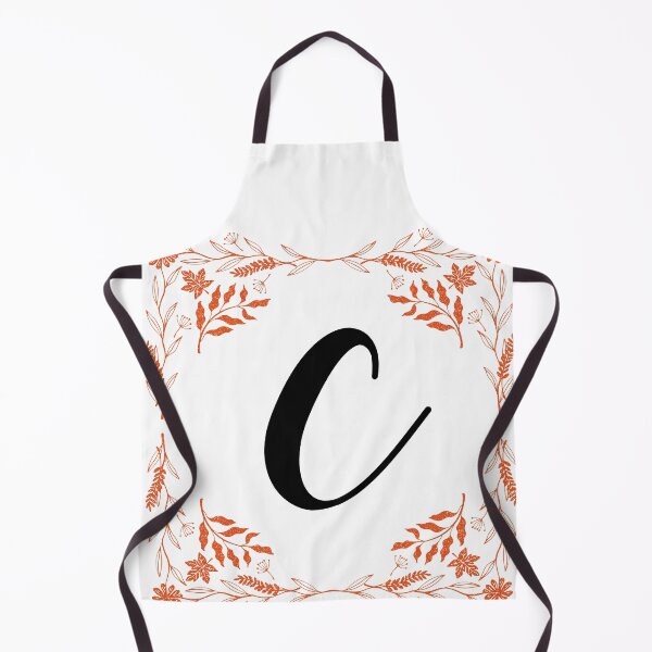 Item preview, The Letter "C" With Orange Leaves designed and sold by LisaDesigns323.