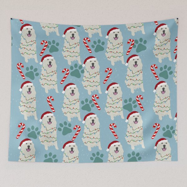 Item preview, Christmas Great Pyrenees Pattern designed and sold by KantstandyaC.