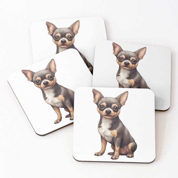 Item preview, Chihuahua Dog Puppy Brown and Tan Drawing designed and sold by meganohm.
