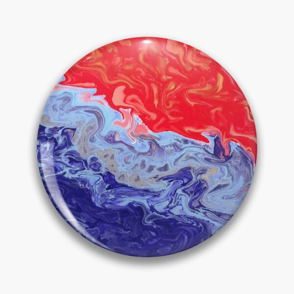 Item preview, Magnetism - Red and Blue Abstract designed and sold by liminallayers.
