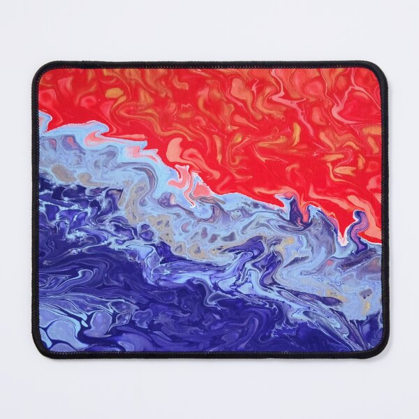 Item preview, Magnetism - Red and Blue Abstract designed and sold by liminallayers.