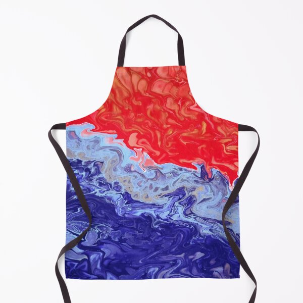 Item preview, Magnetism - Red and Blue Abstract designed and sold by liminallayers.