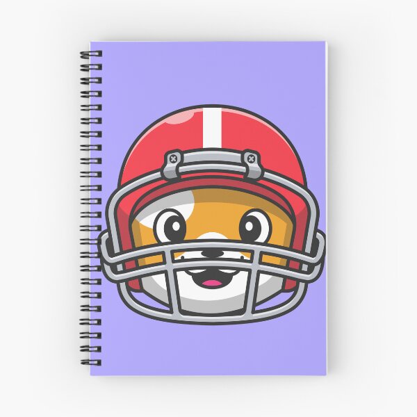Item preview, Fearless Feline: Cute Cat in Rugby Helmet designed and sold by hjian8219.
