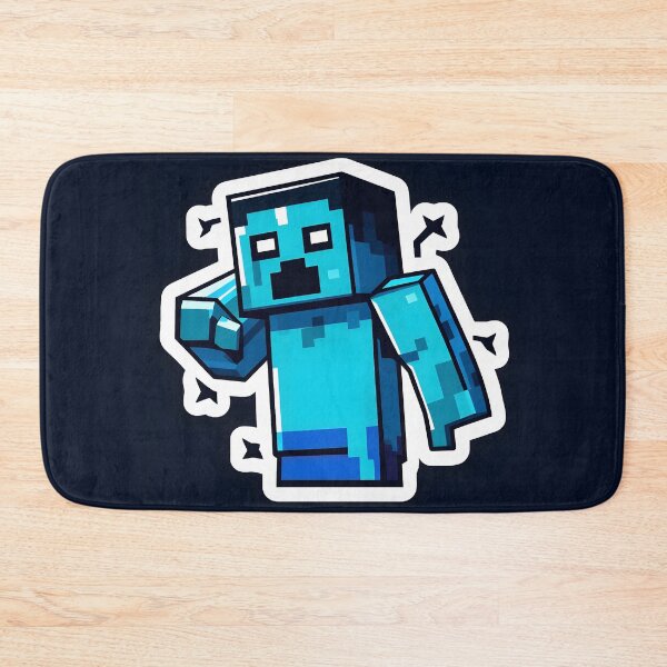 Item preview, Minecraft Blue Zombie sticker designed and sold by Suissino.