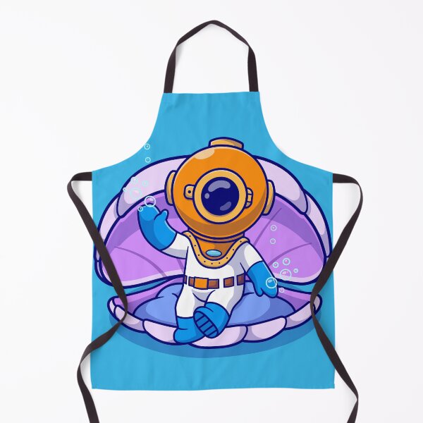 Item preview, Friendly Diver with Clam Shell Greeting designed and sold by hjian8219.