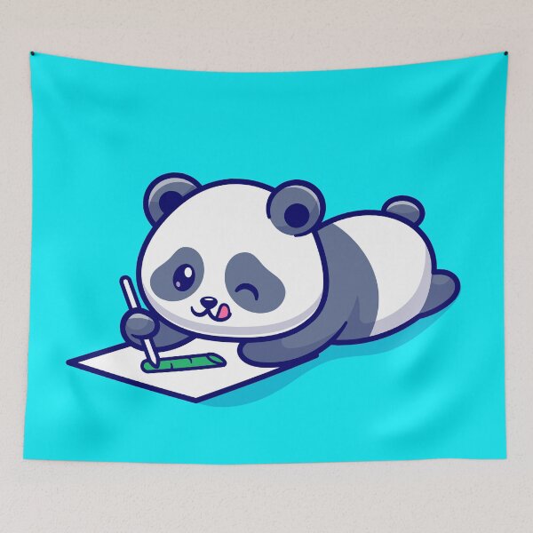 Item preview, Panda Sketching on Bamboo Paper designed and sold by hjian8219.