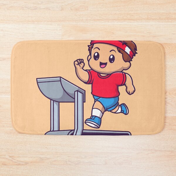 Item preview, Active Kid on Treadmill Icon designed and sold by hjian8219.