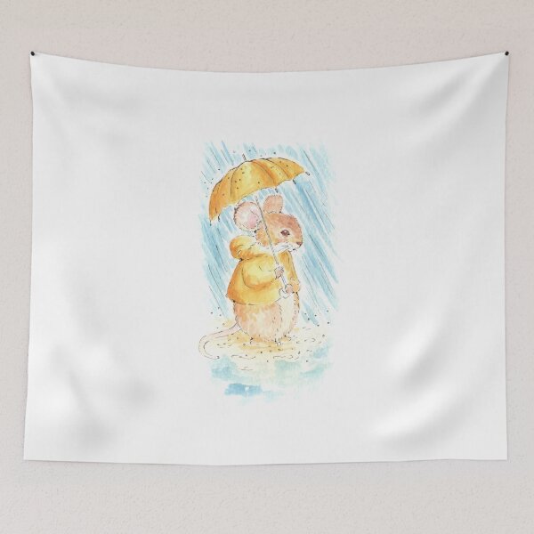 Item preview, Mouse in the Rain Watercolour designed and sold by Brett Miley.