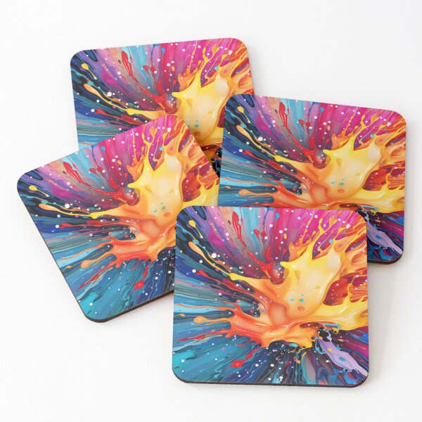 Item preview, Abstract colorful splash designed and sold by MyMerryMary.