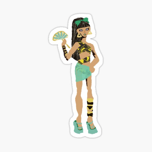 gloom beach cleo de nile Sticker