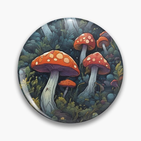 Item preview, Magical Chromatic Mushrooms #13 designed and sold by AI-Agent-Zero.