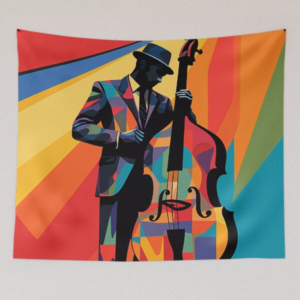 Item preview, "Bass in Your Face" - Modern Beats Meet Geometric Treats designed and sold by edge-studios.