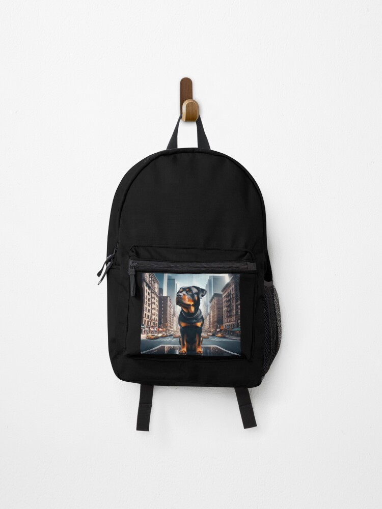 Thumbnail 1 of 3, Backpack, rottweiler designed and sold by JoeCollection.