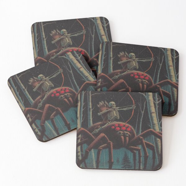 Item preview, Minecraft spider jockey dark fantasy art designed and sold by SellingShirtGuy.