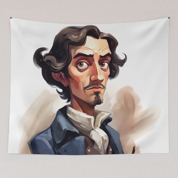 Item preview, Eugène Delacroix | cute style designed and sold by ComicsFactory.