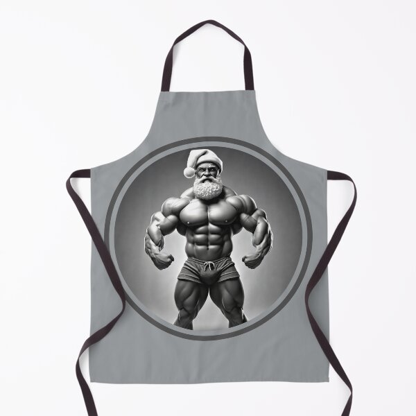Item preview, Bodybuilder Santa Claus designed and sold by muscledaddies.
