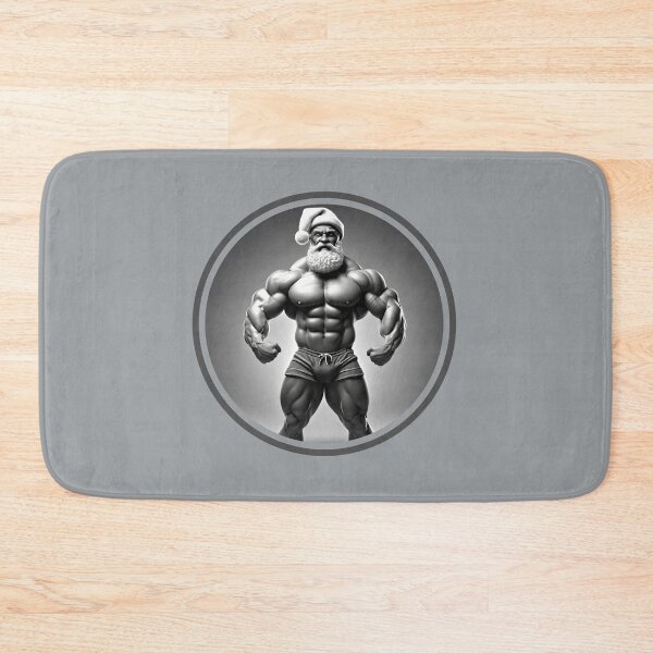 Item preview, Bodybuilder Santa Claus designed and sold by muscledaddies.