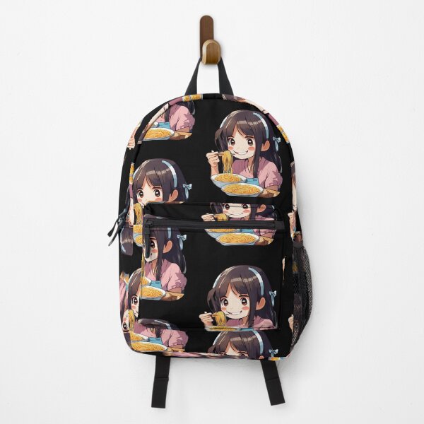 Item preview, Girl Eating Spaghetti Cute Kawaii Girl Eating spaghetti Cute Anime Girl Eating Spaghetti designed and sold by MatthewViews.