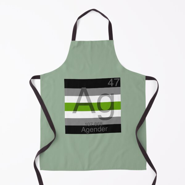 Item preview, Agender Element Square designed and sold by QueerGearShop.