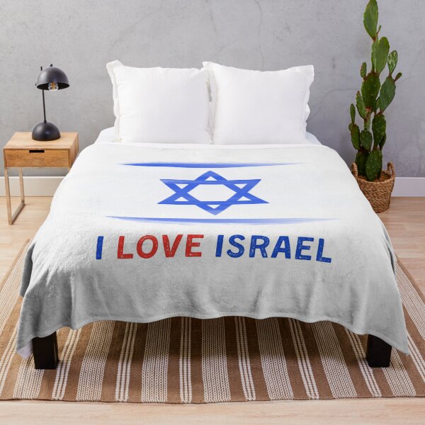 Item preview, I Love Israel Pray for Israel Flag designed and sold by Shop801.