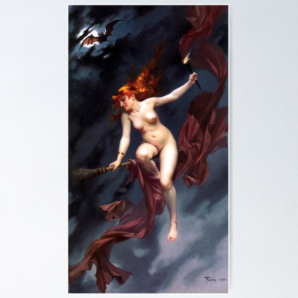 Item preview, The Witches Sabbath - Luis Ricardo Falero designed and sold by forgottenbeauty.