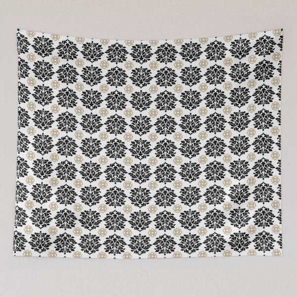 Item preview, Alternating Damask Orchid Flower Pattern designed and sold by Pixels2Patterns.